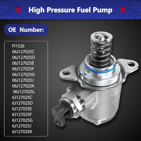 High Pressure Fuel Pump Compatible with 2010-2016 Audi A4, 2011-2017 Audi Q5, 2012-2015 Audi A6, 2010-2014 Audi A5, 2013-2016 Audi allroad 2.0L in Saudi Arabia