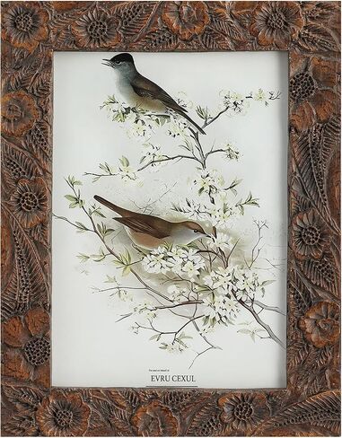 إطارات صور عتيقة صغيرة مقاس 2.5 × 3.5 - إطارات صور بحجم المحفظة العتيقة 2.5 × 3.5، إطار بني 2.5 × 3.5 مزخرف لعرض الصور على سطح الطاولة والتعليق على الحائط، إطار صور صغير مقاس 2.5 × 3.5 in Kuwait