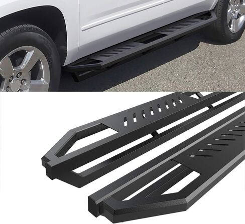 HD Ridez Pocket Drop Steps Armor Compatible with Suburban Yukon XL 2005-2020 (Exclude Z71 Hybrid) & Avalanche 02-13 (Without Body Cladding) (Nerf Bar Side Steps Side Bars) in Saudi Arabia