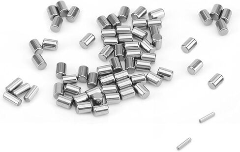 Bearing Steel Needle Roller pin locating pin Cylindrical pin Roller φ 2 * 4 5 6 8 10 12 18 20 25 5.5 6.2 6.5 19 27 28 41 45 47 48(2X16mm 100pcs) in Saudi Arabia