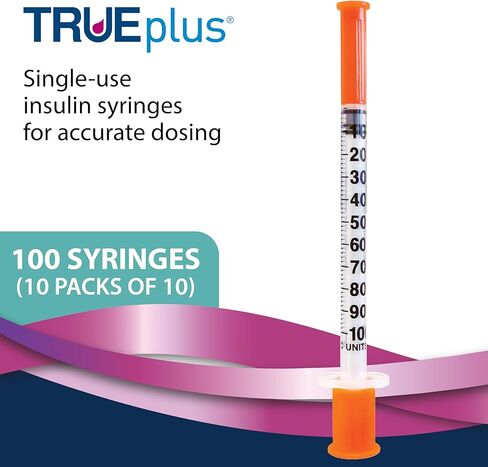 TRUEplus - Insulin Syringes 31g 0.3cc 5/16" (Pack of 100) in Saudi Arabia