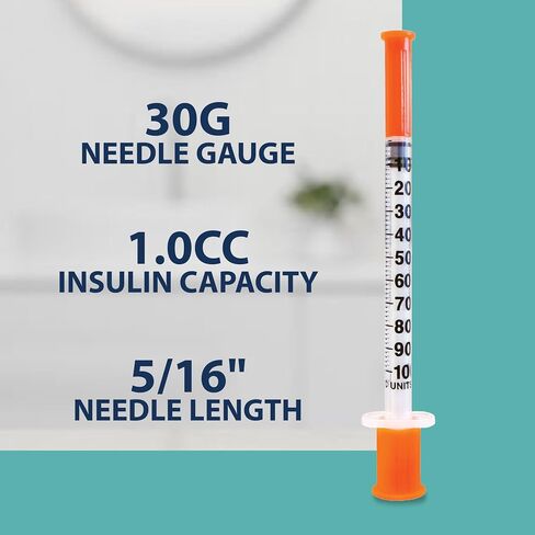 TRUEplus - Insulin Syringes 31g 0.3cc 5/16" (Pack of 100) in Saudi Arabia