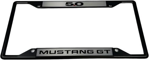 Eurosport Daytona - Compatible with Ford 5.0 Mustang GT - Daytona Lite Black License Plate Frame in Saudi Arabia