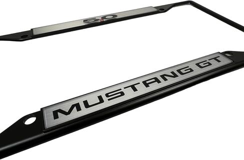 Eurosport Daytona - Compatible with Ford 5.0 Mustang GT - Daytona Lite Black License Plate Frame in Saudi Arabia