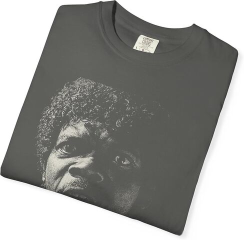 Samuel L. Jackson Say What Again T-Shirt – Tarantino Quote Tee – 90s Cult Film Apparel – Comfort Colors – S-4XL – Unisex in Saudi Arabia