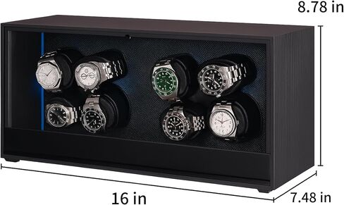 Watch Winder for Automatic Watches with 8 Quiet Running Motor for Man/Woman's Watches in Saudi Arabia