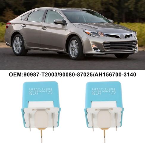 2pcs 12V 5Pin Relay 90987-T2003 90080-87025 AH156700-3140 Compatible with Toyota Avalon Toyota Corolla in Saudi Arabia