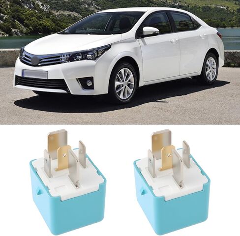 2pcs 12V 5Pin Relay 90987-T2003 90080-87025 AH156700-3140 Compatible with Toyota Avalon Toyota Corolla in Saudi Arabia