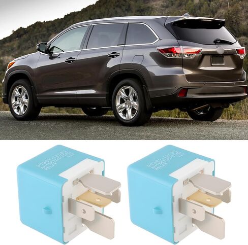 2pcs 12V 5Pin Relay 90987-T2003 90080-87025 AH156700-3140 Compatible with Toyota Avalon Toyota Corolla in Saudi Arabia