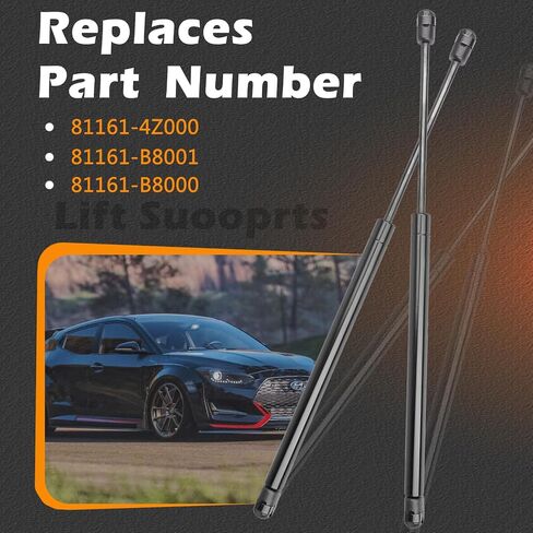 2 Pcs 15.13 in Front Hood Struts Lift Supports Compatible with Hyundai Santa Fe 13-21 / Santa Fe Sport 13-18 / Santa Fe XL 2019 Shock Gas Spring Prop Rod Cylinder OE# 81161B8001 811614Z000 81161B8000 in Saudi Arabia
