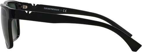 Emporio Armani Womens Ea4035 Sunglasses, Shiny Black/Green, 58 Mm US in Saudi Arabia