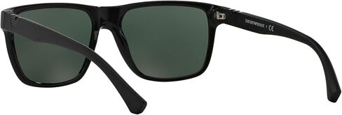 Emporio Armani Womens Ea4035 Sunglasses, Shiny Black/Green, 58 Mm US in Saudi Arabia