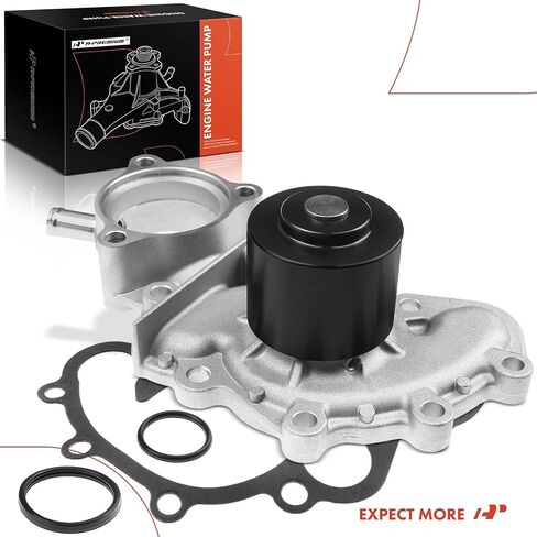 A-Premium Engine Water Pump W/Pulley & Gasket [fits DOHC, 6Cyl 3.4L Only] Compatible with Toyota Tacoma 1995-2004, Tundra 2000-2004, 4Runner 1996-2002, T100 1995-1998, Replace # 1610069395, 1610069396 in Saudi Arabia
