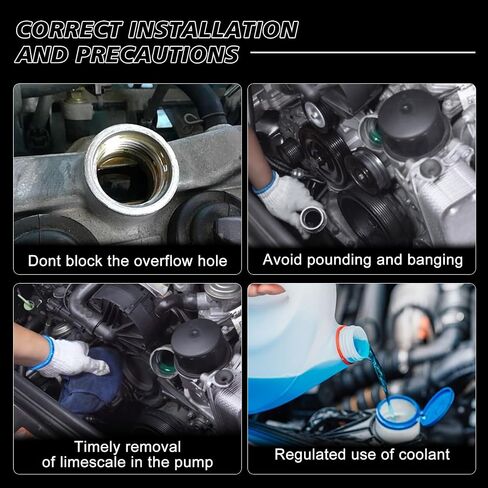 LR097165 LR028136 Water Pump w/Bolts Gaskets Connector +Thermostat Kit Fits for Land Rover V8 5.0L Engine Aftermarket Parts in Saudi Arabia