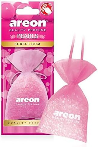 معطر هواء معلق من AREON Pearls I Car & Home، عطر عالي الجودة، كريستال أسود (عبوة من 3 قطع) in Kuwait