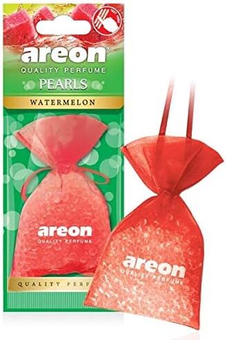 معطر هواء معلق من AREON Pearls I Car & Home، عطر عالي الجودة، كريستال أسود (عبوة من 3 قطع) in Kuwait