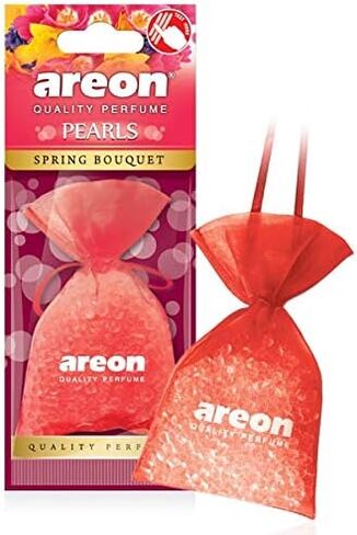 معطر هواء معلق من AREON Pearls I Car & Home، عطر عالي الجودة، كريستال أسود (عبوة من 3 قطع) in Kuwait