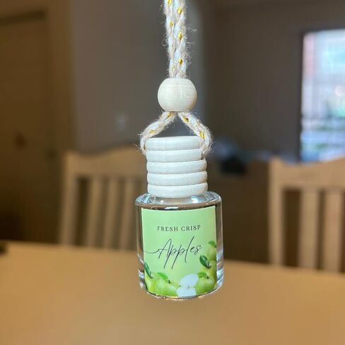 Car Air Fragrance Oil Diffuser, Car Air Freshner, Car Oil Air Freshner, Car Oil Diffuser, Wood Automotive Air Freshners, Long Lasting Car Air Freshner (2 pack) (Fruit Loops + Vanilla), Green in Saudi Arabia