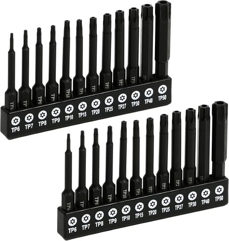 ARES 31041 - مجموعة مقابس Torx Plus مكونة من 10 قطع - محركات مقاس 1/4 بوصة و3/8 بوصة - تشتمل مجموعة S2 الفولاذية على لقم Torx Plus من TP10 إلى TP55 لتغطية فائقة in Saudi Arabia
