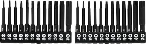 ARES 31041 - مجموعة مقابس Torx Plus مكونة من 10 قطع - محركات مقاس 1/4 بوصة و3/8 بوصة - تشتمل مجموعة S2 الفولاذية على لقم Torx Plus من TP10 إلى TP55 لتغطية فائقة in Saudi Arabia