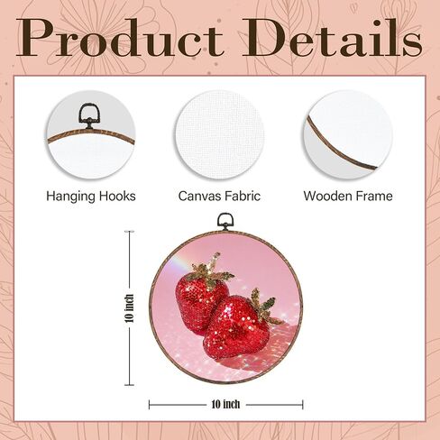 Hxlac Chili Pepper Disco Ball Oval Wall Art Framed, Trendy Preppy Pink Oval Wall Decor, Maximalist Dopamine Canvas Prints Wall Sculptures for Home Kitchen Dining Room Girls Room Decor, 8.5x11.5 Inch in Saudi Arabia