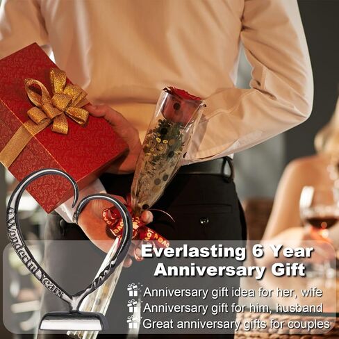 10 Year Anniversary for Her Gifts, 10th Wedding Anniversary for Couples Gifts, 10 Year Tin Anniversary Idea Gift for Wife, Hand Forged Tin Aluminum Heart Keepsake Decor, Tenth Gift for Him Anniversary in Kuwait