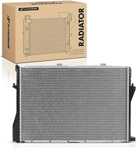 A-Premium Engine Coolant Radiator Assembly with Transmission Oil Cooler Compatible with BMW 525i 2001-2005, 528i 1999-2000, 530i 2001-2003, 540i 1999-2003, 545i 2004-2005 in Saudi Arabia