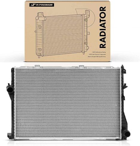 A-Premium Engine Coolant Radiator Assembly with Transmission Oil Cooler Compatible with BMW 525i 2001-2005, 528i 1999-2000, 530i 2001-2003, 540i 1999-2003, 545i 2004-2005 in Saudi Arabia