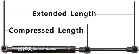 BOXI Qty(2) Liftgate Universal Lift Supports Gas Shocks Springs Struts Fits for Suzuki S-Cross 2014-2020 Without Bracket / SG359032 SE185P90 C1615131 in Saudi Arabia