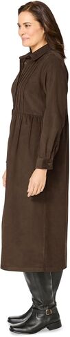 Woman Within Plus Size Button Front Corduroy Dress in Saudi Arabia