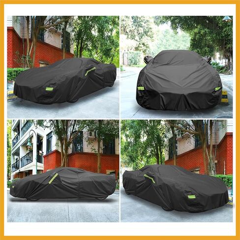 Waterproof Car Cover for Chevrolet Corvette C4 C5 C6 C7 1984-2019 210D Outdoor Full Car Cover All Weather Windproof Sun Rain Protection with Door Zipper Replacement in Saudi Arabia