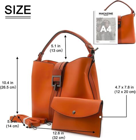 Square Bucket Top Handle Bag & Envelope Clutch Purse Set Striped Design Tote Women Shoulder Bag in Kuwait