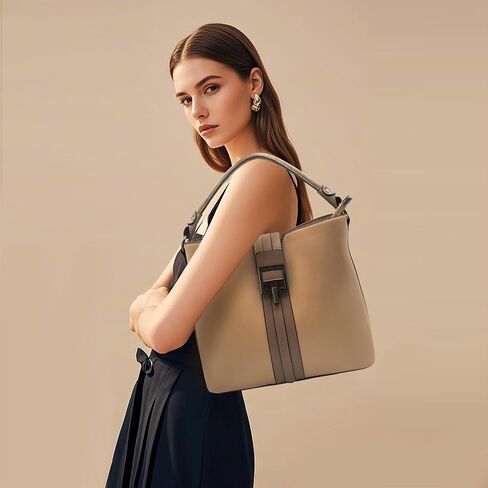 Square Bucket Top Handle Bag & Envelope Clutch Purse Set Striped Design Tote Women Shoulder Bag in Kuwait
