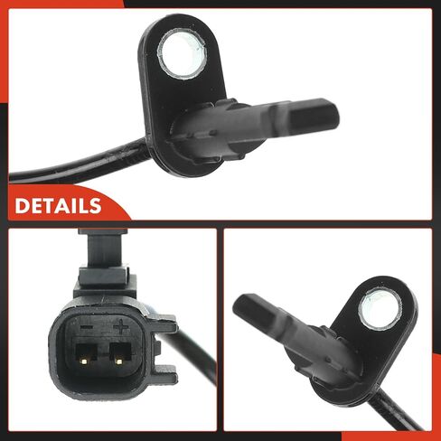 A-Premium ABS Wheel Speed Sensor Compatible with Cadillac Models - ATS 2013-2019, CTS 2014-2019 - Rear Driver or Passenger Side in Saudi Arabia