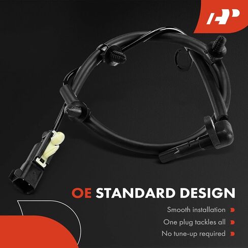 A-Premium Rear LH/RH ABS Wheel Speed Sensor Compatible with [FWD] 2018 2019 2020 Chevrolet Equinox & GMC Terrain - Rear Driver or Passenger Side, Replace# 84245520, 84377569 in Saudi Arabia