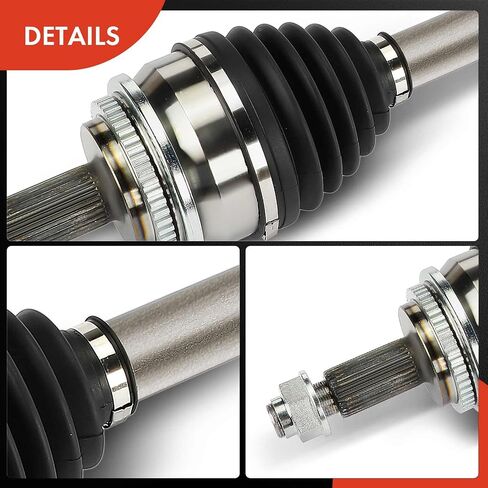 A-Premium CV Axle Shaft Assembly - Compatible with Land Rover Range Rover Sport 2006-2013, LR4 2010-2016, LR3 2005-2009, Replace# TOB500250 in Saudi Arabia