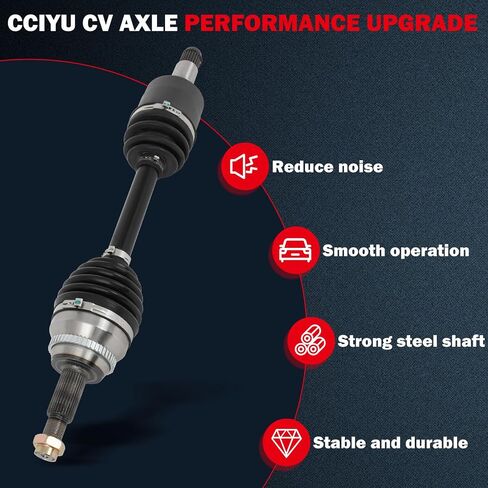 cciyu 66-5264 66-5265 Front Left & Right CV Axle Shaft Assembly for Lexus 2002-2011 2013-2018 for Toyota 2002-2008 2012-2018 (2 Pack) in Saudi Arabia