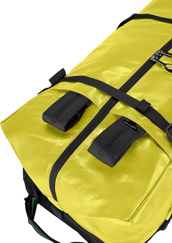 Eagle Creek Migrate 110L Lolling Duffle Bag مع عجلات ، وأشرطة حقيبة الظهر ، مقصورة رئيسية واسعة الفم ، أسفل الجيب الأمامي للوصول السريع وحوض الاستحمام ، Willow Green in Kuwait