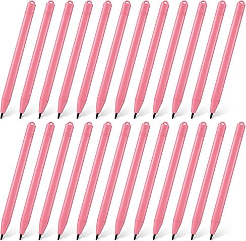 24 Pieces Replacement Stylus Pens LCD Board Pens for LCD Writing Tablet Drawing Pad Memo Message Boards Kids Adults, Black in Saudi Arabia