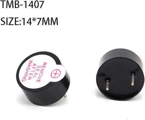 50pcs 1407 Active Integrated piezoelectric Buzzer 14 * 7MM DC high Decibel Buzzer 3-24V high Temperature Resistance in Saudi Arabia
