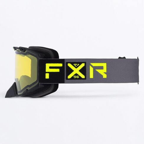 عدسة FXR Maverick Snowmobile Goggle باللون الأحمر المضادة للضباب والخدش ذات الجزء المزدوج من الدخان in Kuwait