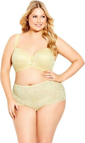 Avenue Women's Plus Size Lace Cheeky Brief in Saudi Arabia
