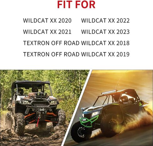 2 قطعة طقم محمل العجلة الأمامية والخلفية متوافق مع Arctic Cat Wildcat XX 2018-2023 OEM #1423-439 2402-412 in Saudi Arabia
