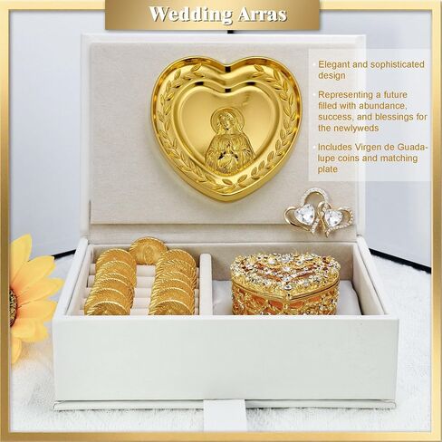 Arras Para Boda Catolica, Wedding Arras Coins Set for Ceremony, Aras De Matrimonio Cristiana. in Saudi Arabia
