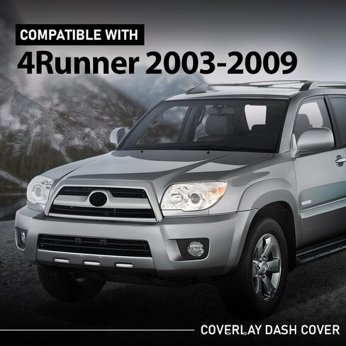 Dash Cover Dashboard Panel Black Plastic Compatible with Toyota 4Runner 2003-2009 in Saudi Arabia