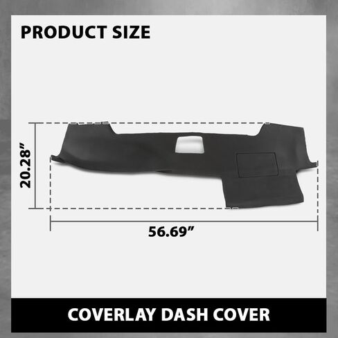 Dash Cover Dashboard Panel Black Plastic Compatible with Toyota 4Runner 2003-2009 in Saudi Arabia