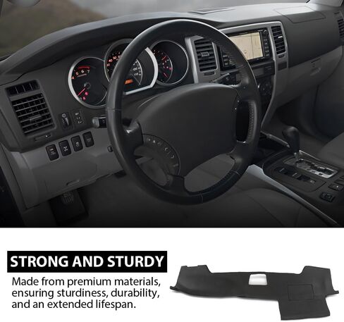 Dash Cover Dashboard Panel Black Plastic Compatible with Toyota 4Runner 2003-2009 in Saudi Arabia