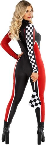 Morph Race Car Driver Costume Women Bodysuit Race Car Outfits for Women - Speed Racecar Driver Halloween Costumes For Womens in Saudi Arabia