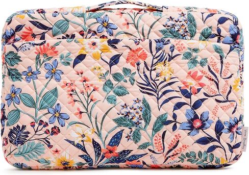 Vera Bradley Women's Cotton Laptop Organizer Tech Accessory, Daisies, One Size in Saudi Arabia
