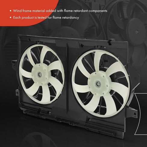 مجموعة مروحة تبريد رادياتير المحرك A-Premium متوافقة مع موديلات سوبارو - Crosstrek Hybrid 2019 2020 2021 2022 2023، 2.0 لتر in Saudi Arabia